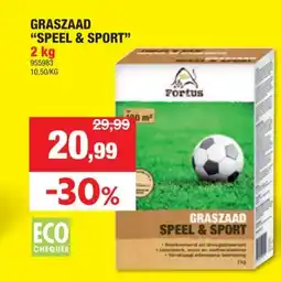 Hubo Fortus Speel & Sport graszaad 2kg aanbieding
