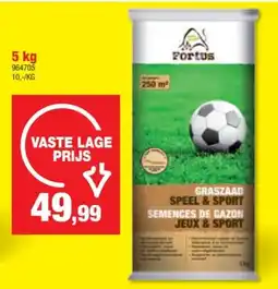 Hubo Fortus Speel & Sport graszaad 5kg aanbieding