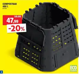 Hubo Compostbak 480l aanbieding