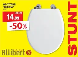 Hubo Allibert Boliva WC-bril wit aanbieding