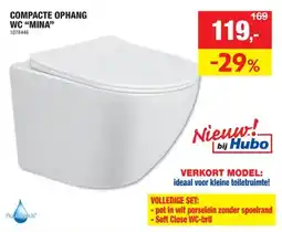 Hubo Aquatrends Mina Rimless ophang-WC wit aanbieding