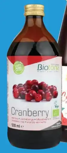 Holland & Barrett Biotona : Cranberry Sap Bio aanbieding