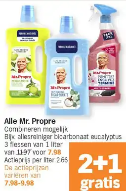 Albert Heijn Alle Mr. Propre aanbieding