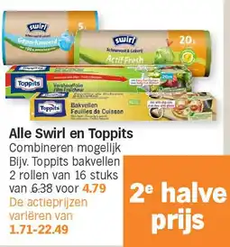 Albert Heijn Alle Swirl en Toppits aanbieding