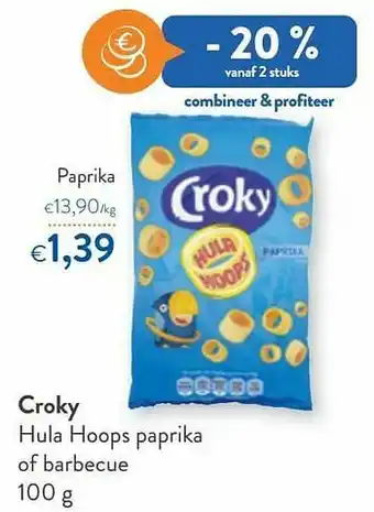 OKay Croky hula hoops paprika aanbieding