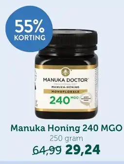 Holland & Barrett Manuka Honing 240 MGO aanbieding