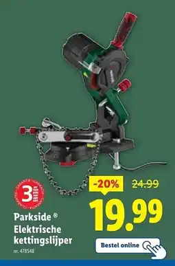 Lidl Parkside ® Elektrische kettingslijper aanbieding