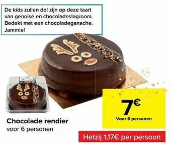 Carrefour Chocolade rendier aanbieding