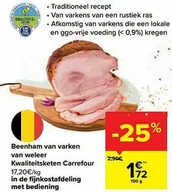 Carrefour Beenham van varken van weleer kwaliteitsketen carrefour aanbieding