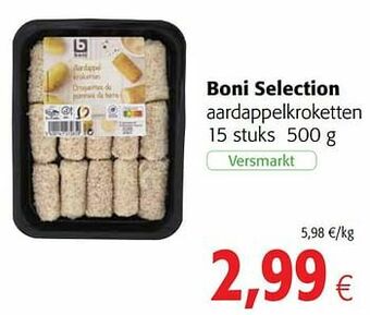 Colruyt Boni selection aardappelkroketten aanbieding
