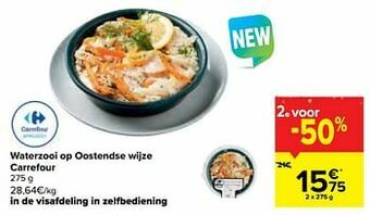 Carrefour Waterzooi op oostendse wijze carrefour aanbieding