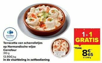 Carrefour Terracotta van scharrolletjes op normandische wijze carrefour aanbieding