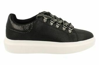 Berca Shoes Sprox Sneaker Laag Dames Vegan Ultra Light Trend Bergschoensluiting - Zwart aanbieding