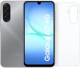 Coolblue Samsung Galaxy A17 128GB Grijs 4G + Samsung Back Cover Transparant aanbieding