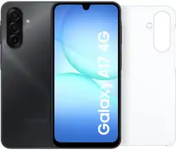 Coolblue Samsung Galaxy A17 128 Go Noir 4G + Samsung Back Cover Transparent aanbieding