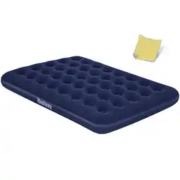 Decathlon Bestway Luchtbed opblaasbaar 191x137x22 cm 67002 aanbieding