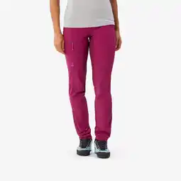 Decathlon STRETCH KLIMBROEK VOOR DAMES EDGE BIETENROZE aanbieding