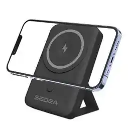 Electro Depot Powerbank SEDEA MagSafe 10000 mAh zwart aanbieding