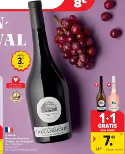 Carrefour Frankrijk Bordeaux Supérieur Château de l’Orangerie aanbieding