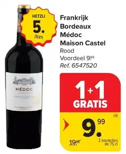 Carrefour Frankrijk Bordeaux Médoc Maison Castel aanbieding