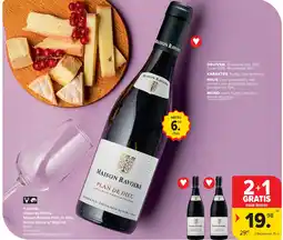 Carrefour Frankrijk Vallée du Rhône Maison Ravoire Plan de Dieu, Sainte-Cécile of Séguret aanbieding