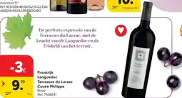 Carrefour Frankrijk Languedoc Terrasses du Larzac Cuvée Philippe aanbieding