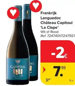 Carrefour Frankrijk Languedoc Château Capitoul ‘La Clape’ aanbieding