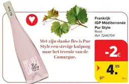 Carrefour Frankrijk IGP Méditerranée Pur Style aanbieding
