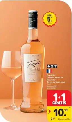 Carrefour Frankrijk Coteaux Varois en Provence Terres de Saint-Louis aanbieding