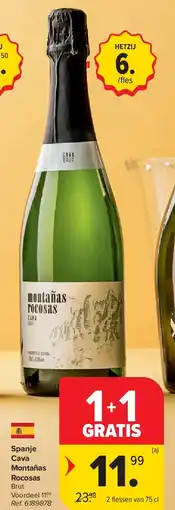 Carrefour Spanje Cava Montañas Rocosas aanbieding