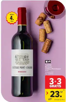 Carrefour Frankrijk Bordeaux Château Pont-Charan aanbieding