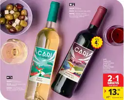 Carrefour Italië Puglia Cari Saluti Primitivo Puglia IGT en Pinot Grigio aanbieding
