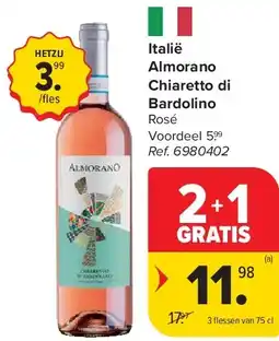 Carrefour Italië Almorano Chiaretto di Bardolino aanbieding