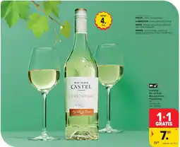 Carrefour Frankrijk Vin de Pays Maison Castel Chardonnay aanbieding