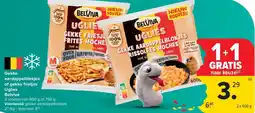 Carrefour Gekke aardappelblokjes of gekke frietjes Uglies Belviva aanbieding