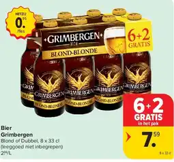 Carrefour Bier Grimbergen aanbieding