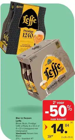 Carrefour Bier in fl essen Le e aanbieding