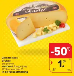 Carrefour Gamma kaas Brugge aanbieding