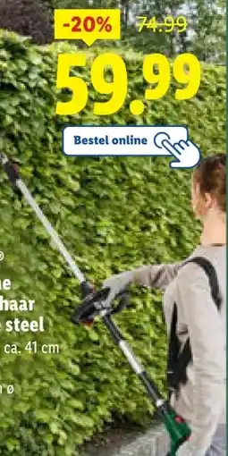 Lidl Parkside Elektrische heggenschaar met lange steel aanbieding