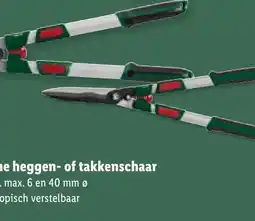 Lidl ParksideⓇ Telescopische heggen- of takkenschaar aanbieding