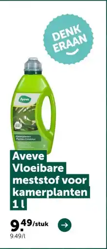AVEVE Aveve Vloeibare meststof voor kamerplanten 11 aanbieding