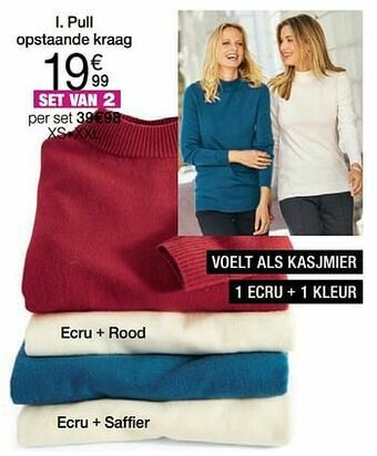 Damart Pull opstaande kraag aanbieding