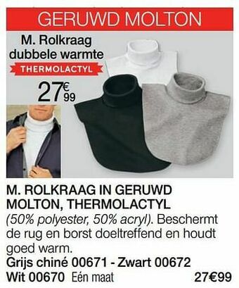 Damart Rolkraag dubbele warmte aanbieding