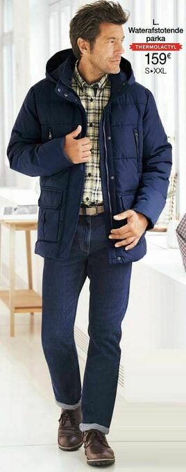 Damart Waterafstotende parka aanbieding