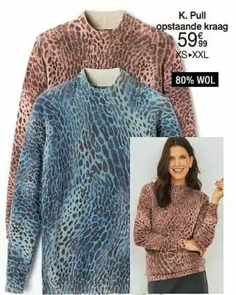 Damart Pull opstaande kraag aanbieding