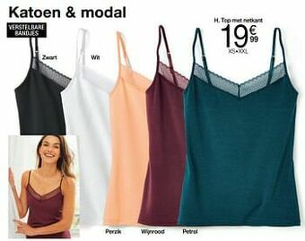 Damart Top met netkant aanbieding