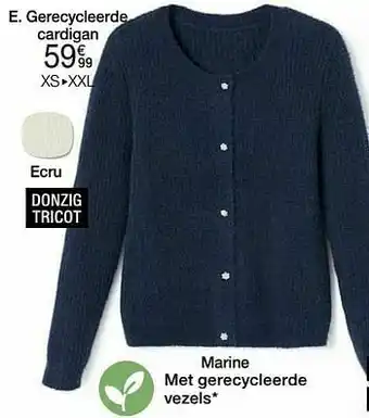 Damart Gerecycleerde cardigan aanbieding