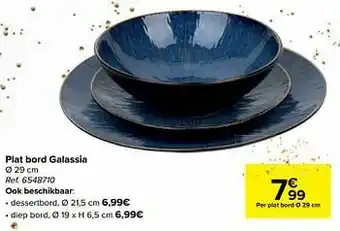 Carrefour Plat bord galassia aanbieding