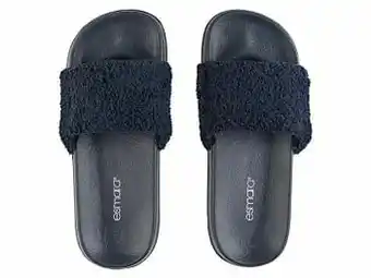 Lidl ESMARA® Badslippers met flexibele loopzool (39, marine) aanbieding