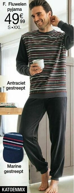 Fluwelen pyjama